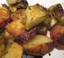 Запеченные кабачки с картофелем рецепт с фото