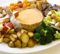 Сырное фондю с овощами рецепт с фото