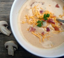 Сырный суп с шампиньонами рецепт с фото
