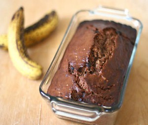 Бананово-шоколадный кекс