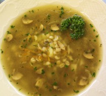 Суп из шампиньонов с перловкой рецепт с фото