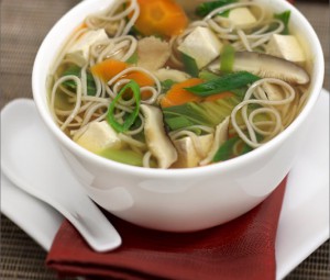 Китайский суп с лапшой
