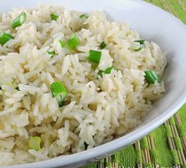 Белый рис с чесноком рецепт с фото
