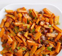 Морковь, запеченная с кориандром рецепт с фото
