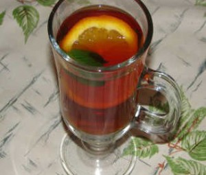Черный чай с апельсином