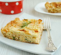 Пирог из лаваша с сыром и зеленью рецепт с фото