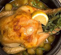 Цыпленок с лимоном и эстрагоном рецепт с фото