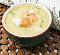Холодный крем-суп из картофеля и кабачков рецепт с фото