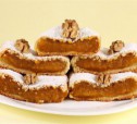 Тыквенный пирог с корочкой из грецких орехов и коричневого сахара рецепт с фото