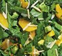 Шпинатный салат с апельсином и репкой рецепт с фото