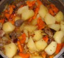 Тушеная говядина с овощами рецепт с фото