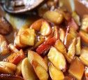 Карамелизованные яблоки в сливочном соусе рецепт с фото
