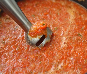 Суп из печеных томатов