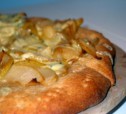 Пицца с сыром и грушей рецепт с фото