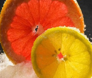Апельсины или лимоны в сахаре