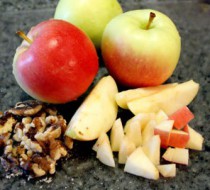 Яблочно-ореховый десерт рецепт с фото