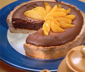Шоколадный пирог с апельсином