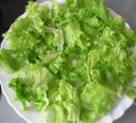 Зеленый салат с винегретом рецепт с фото