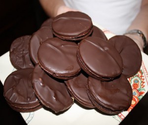 Мятное печенье с шоколадом