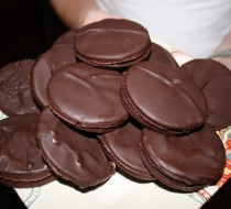 Мятное печенье с шоколадом рецепт с фото