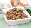 Салат из маринованных грибов и ветчины рецепт с фото