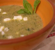 Суп из кресс-салата со сливками