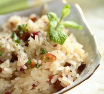Индийский рис с кедровыми орешками и изюмом рецепт с фото