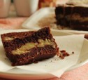 Шоколадный кекс с банановой прослойкой рецепт с фото