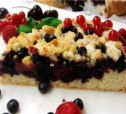 Черничный пирог-штрейзель рецепт с фото