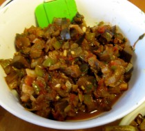 Салат из баклажанов с укропом и чесноком рецепт с фото