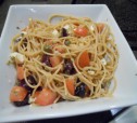 Спагетти с фетой и оливками рецепт с фото