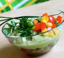Суп из огурцов и авокадо рецепт с фото