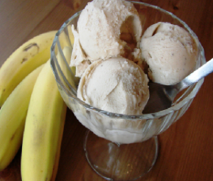 Бананово-ванильное мороженное