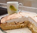 Песочный творожно-яблочный пирог рецепт с фото