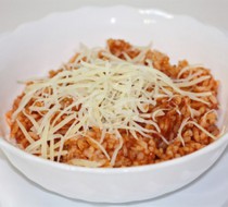 Рисовая каша с томатом и сыром рецепт с фото