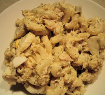 Салат из пасты с тунцом рецепт с фото