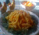 Макароны с яйцом и морковью рецепт с фото