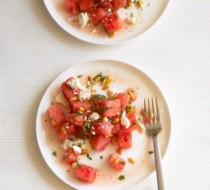 Салат из арбуза с брынзой рецепт с фото