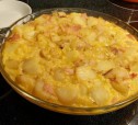 Омлет с картошкой и беконом рецепт с фото