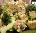 Куриный салат с брокколи и брынзой рецепт с фото