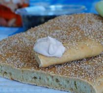 Греческий хлеб Лагана рецепт с фото