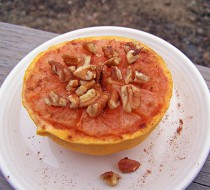 Запеченный грейпфрут рецепт с фото