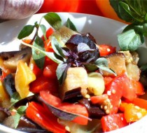 Салат из баклажанов с базиликом рецепт с фото