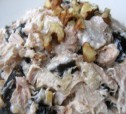 Салат из курицы с брынзой и черносливом рецепт с фото