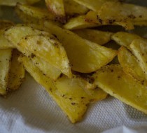 Запеченный картофель с чесноком и имбирем рецепт с фото